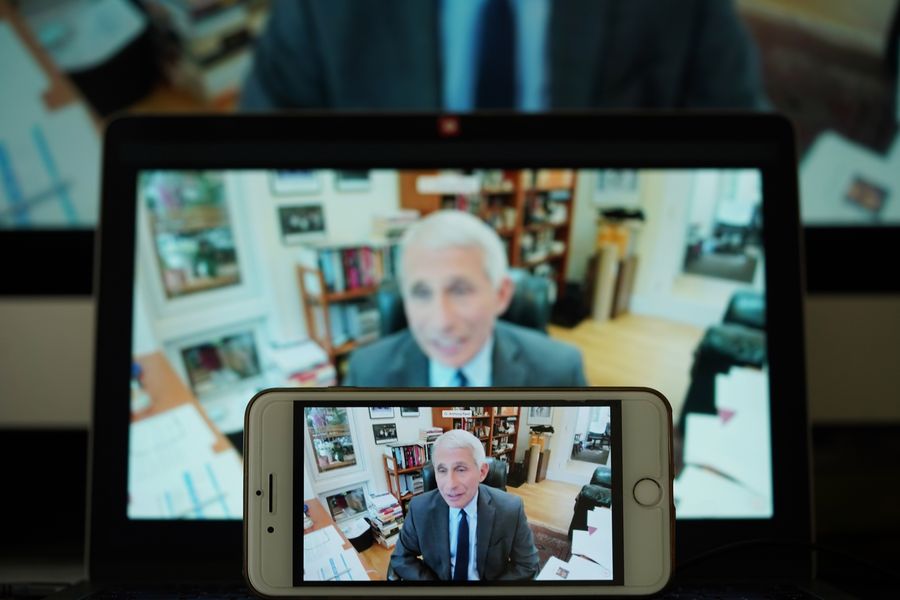 美国福奇最新警告反对“重启美国” 美媒：总统与科学的对决