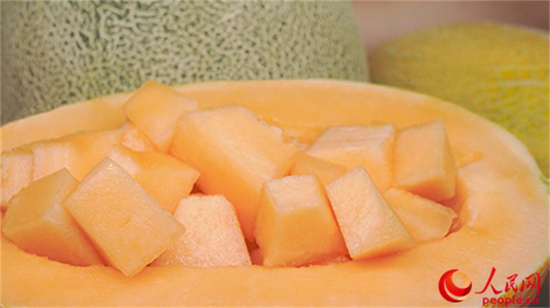 甘甜的哈密瓜。人民网 李欣洋摄