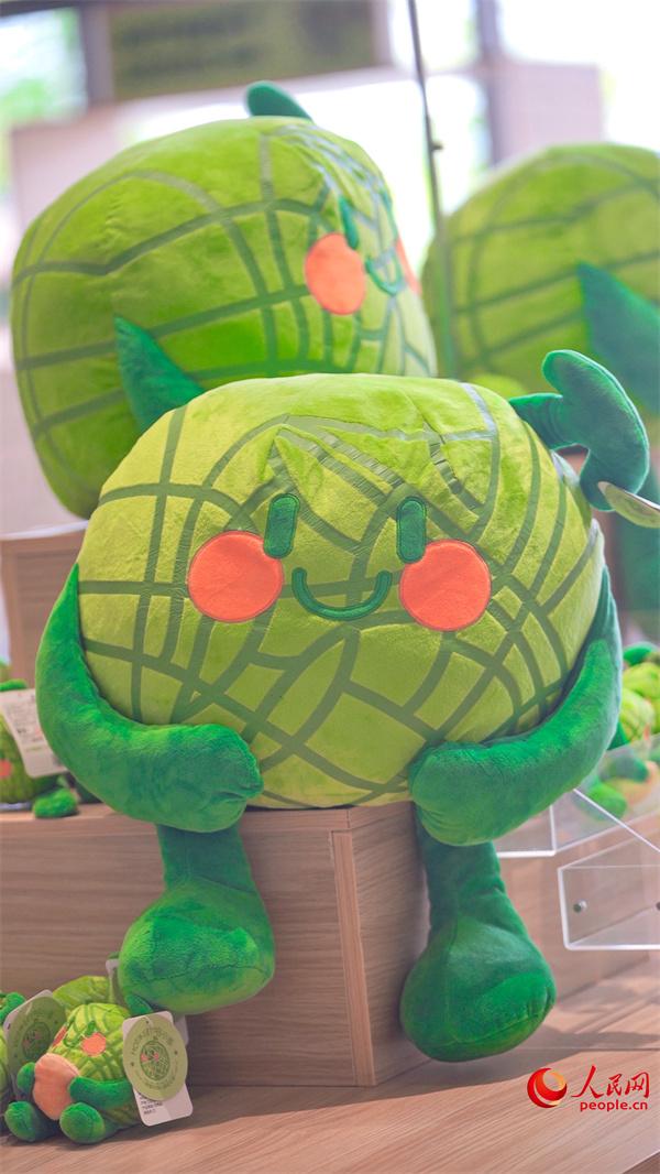 哈密瓜文创产品。人民网 李欣洋摄