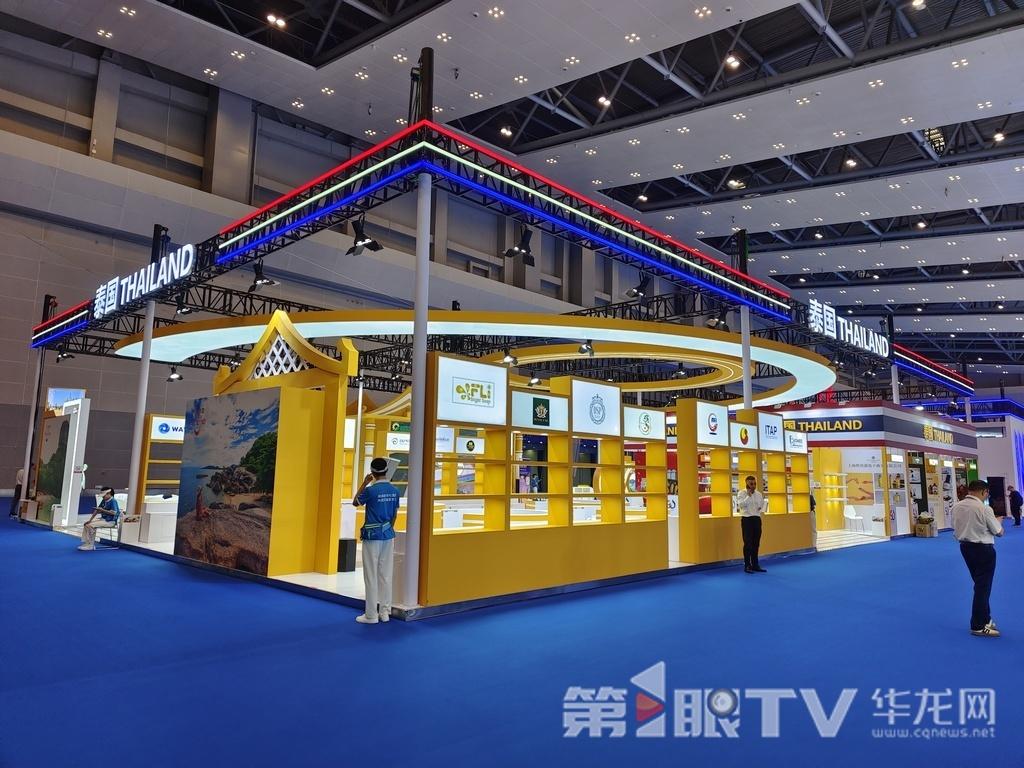 西洽会泰国馆。第1眼TV-华龙网记者 石涛 摄