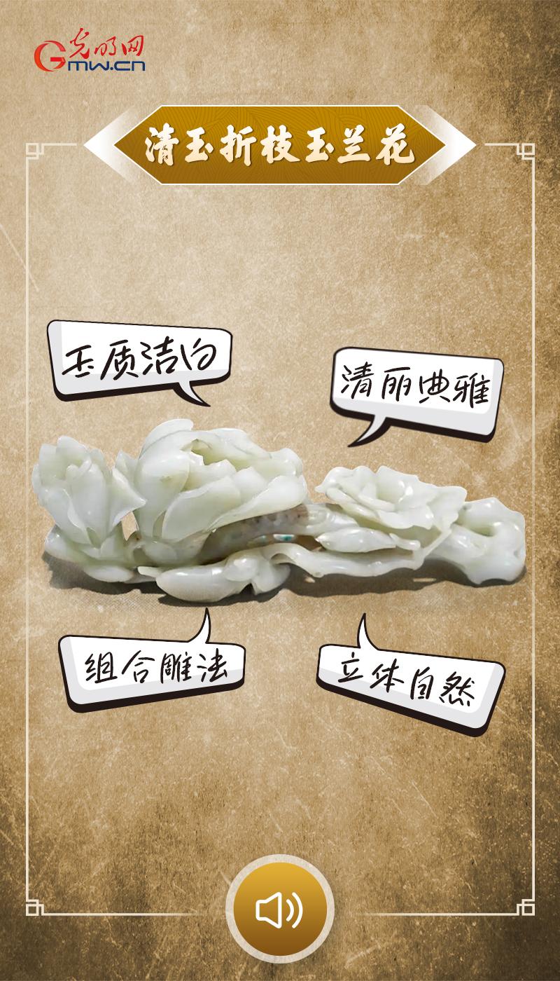 “文物会说话”有声海报｜一朵高洁的玉兰，撑起春天的风骨