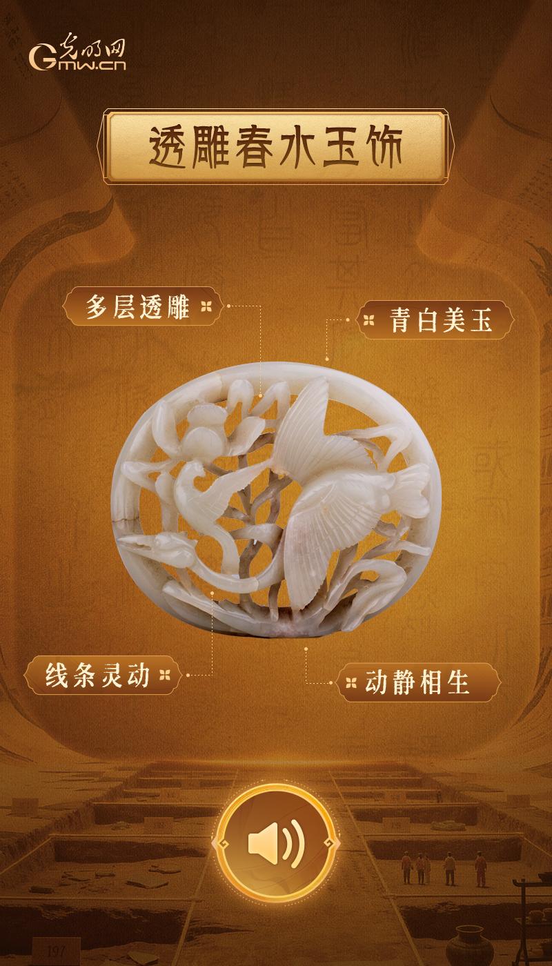 巧琢春水玉 草原猎趣长