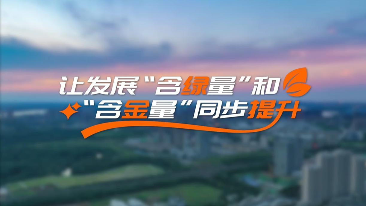 【理响中国·领航未来】让发展“含绿量”和“含金量”同步提升